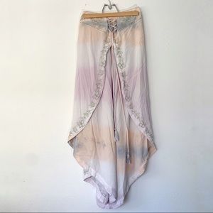 Free People Silk Bohemian pants